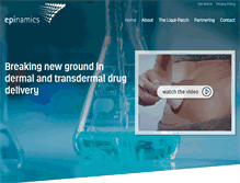 Tablet Screenshot of epinamics.com